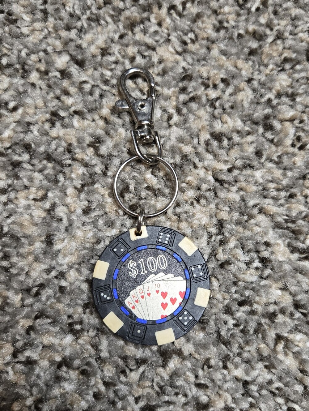 *SALE* Las Vegas Nevada Casino Poker Chip USA Good Luck Keychain Charms Token